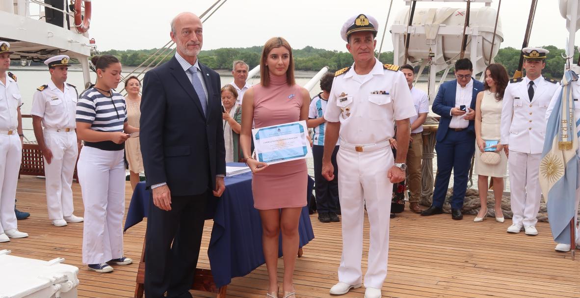 Fragata Libertad, visita Guayaquil