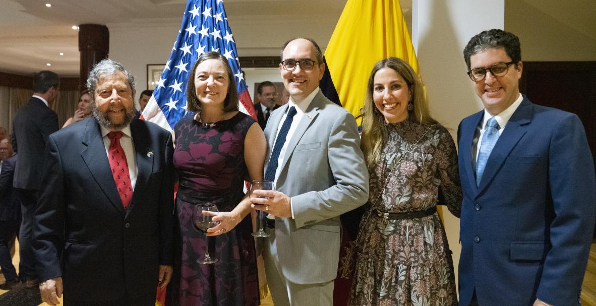 Bienvenida al nuevo cónsul general de Estados Unidos en Guayaquil, Erik Martini