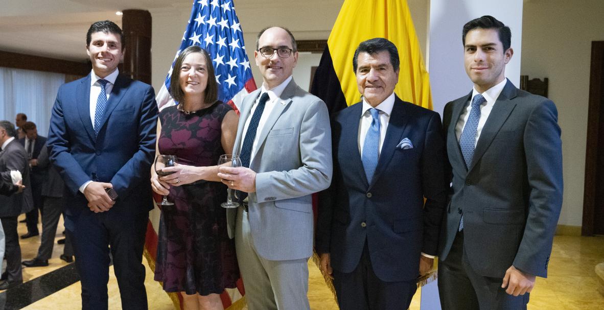 Bienvenida al nuevo cónsul general de Estados Unidos en Guayaquil, Erik Martini