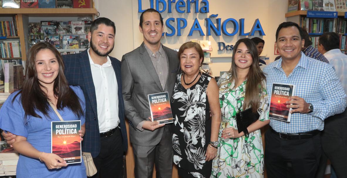 Lanzamiento del libro Generosidad Política, de Washington Delgado López