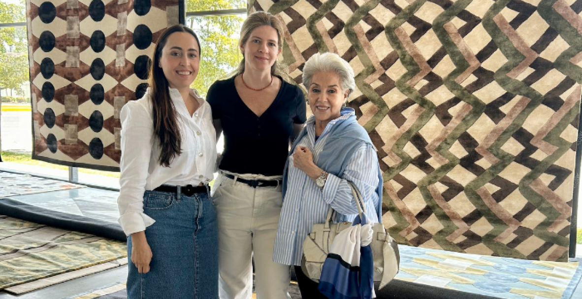 Inauguración de Catarsis, exhibición de alfombras de Alexa Algelt
