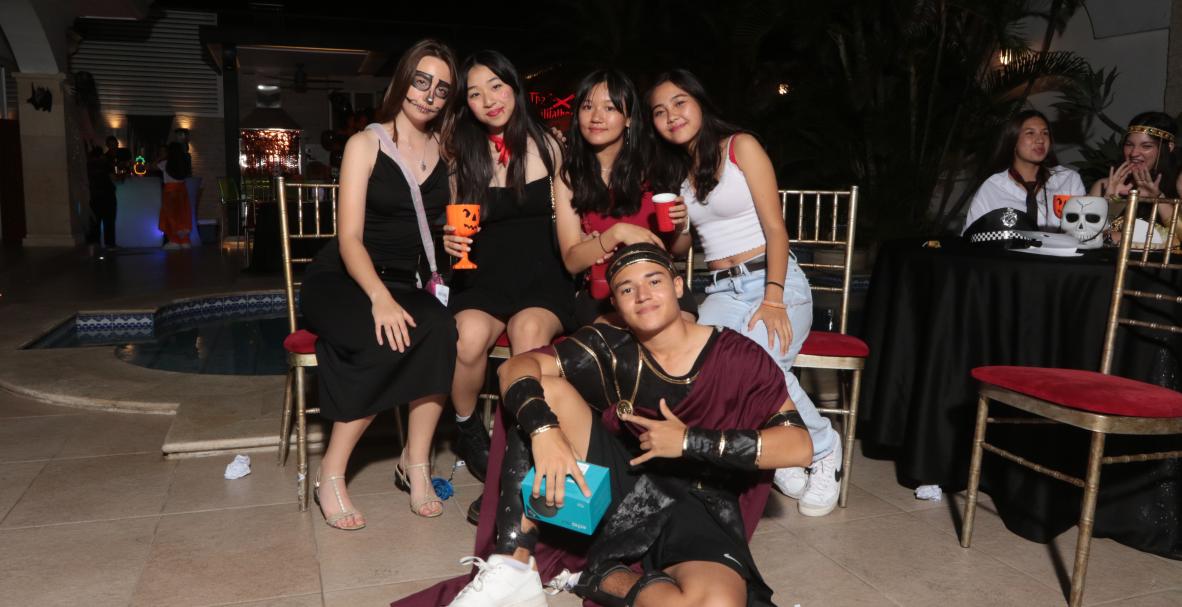 Halloween: la fiesta de Alejandro Loor