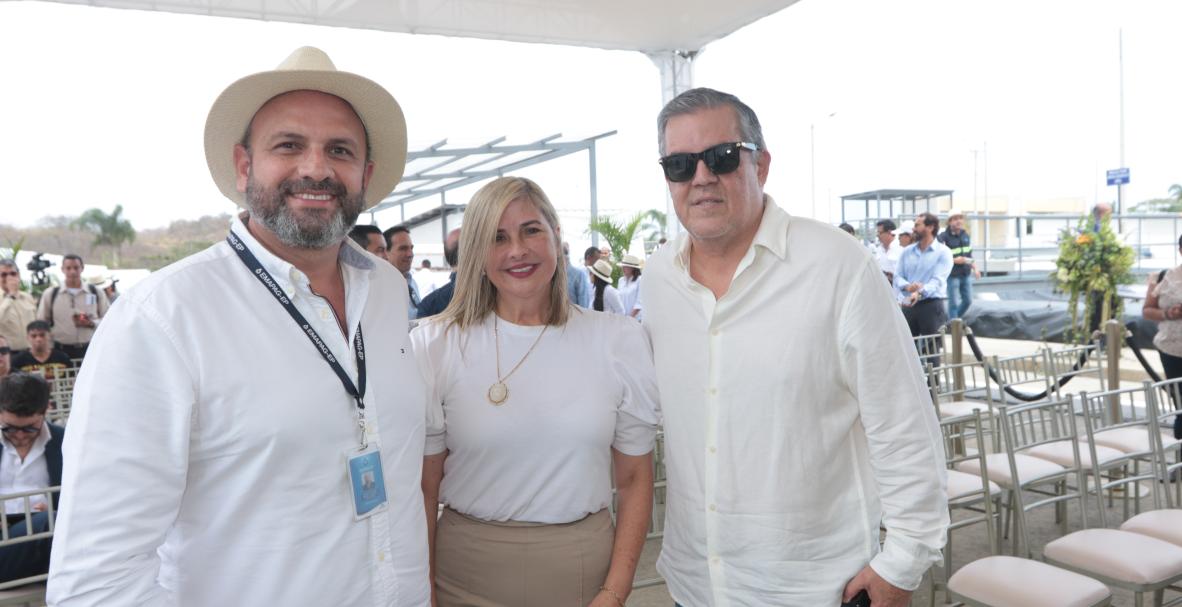 Ambiensa inaugura la planta de tratamiento León Febres Cordero en vía a la costa