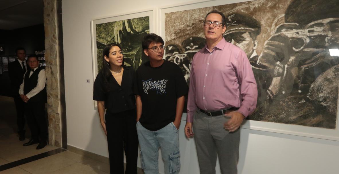 Desmembramiento de Acteón, exposición en el Guayaquil Country Club