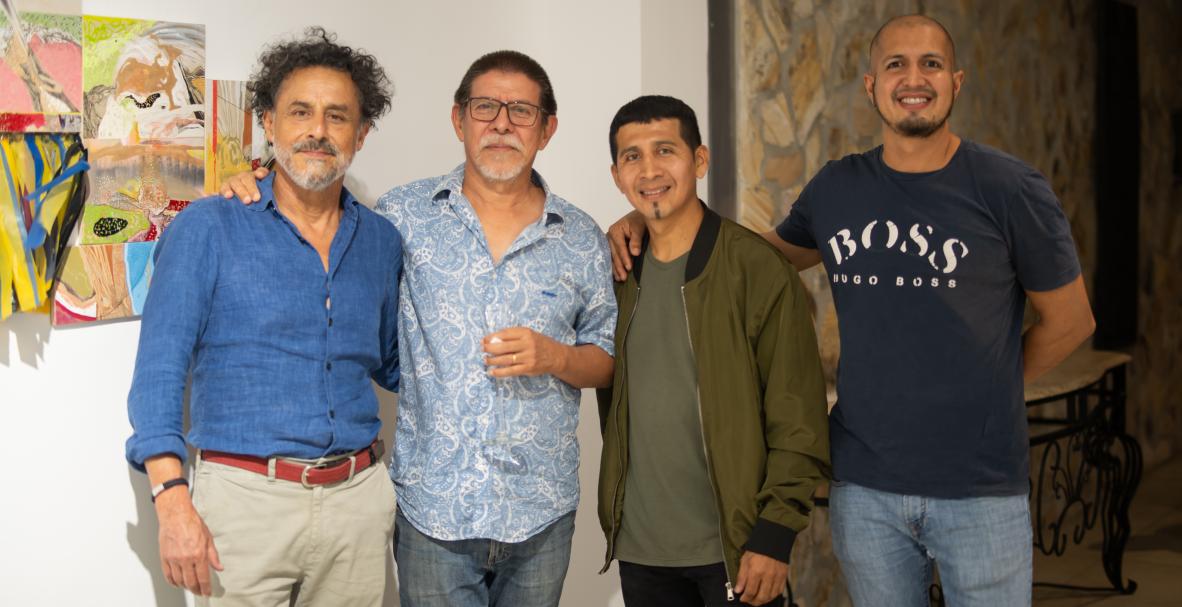 Desmembramiento de Acteón, exposición en el Guayaquil Country Club