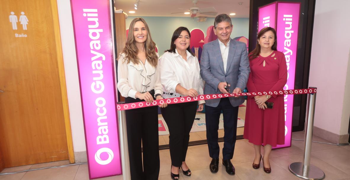 Banco Guayaquil dona sala de juegos a la Fundación Ronald McDonald