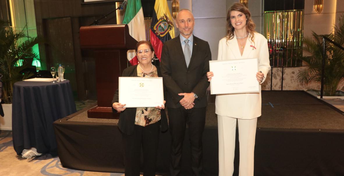 Embajador de Italia, Giovanni Davoli, se reune con la comunidad italiana en Guayaquil