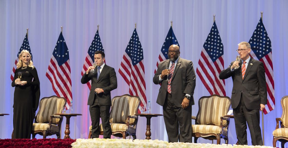 Estados Unidos, celebración de la independencia en Quito