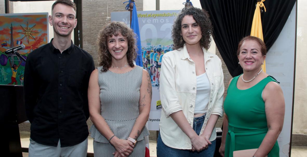 Embajada de Francia celebra Día Nacional, en la Alianza Francesa de Samborondón. Despedida del embajador Frédéric Desagneaux