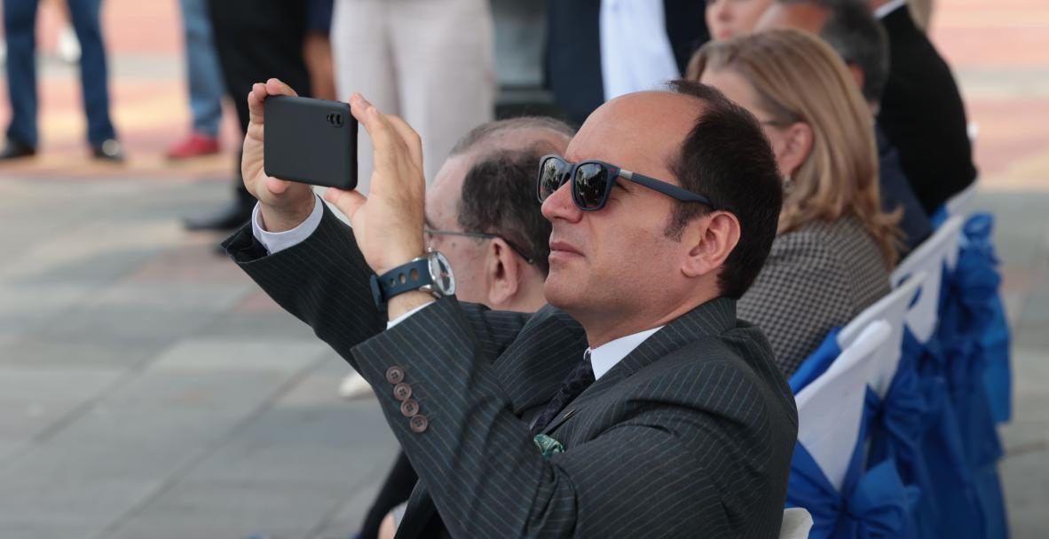 Ofrenda floral por 203.º aniversario de la independencia de América Central