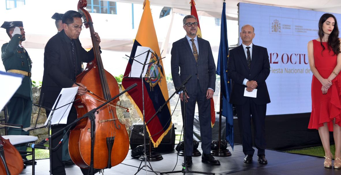 Día Nacional de España. residencia del embajador