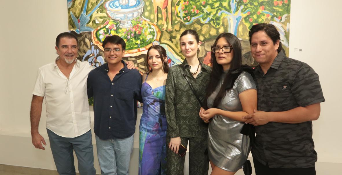 Tres + 1, exposición en el Guayaquil Country Club.