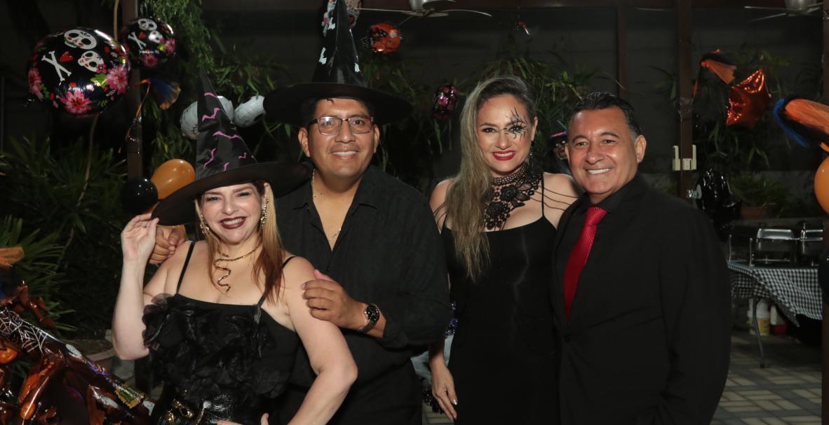 Laura Sabando, Juan Mateo, Malke Farah y Raúl Olmedo.