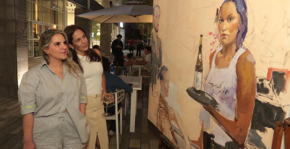 Vino, Música y arte en Plaza Moderna en Samborondon