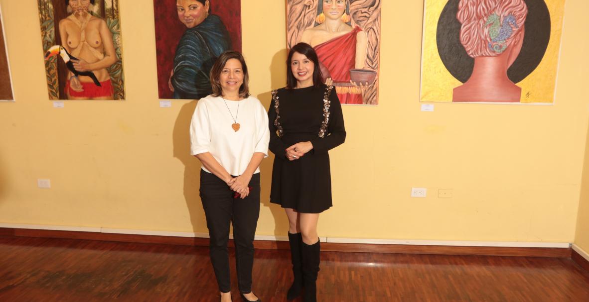 Exposición Ondine de Mariana Portilla en el Centro Cultural Ecuatoriano Alemán