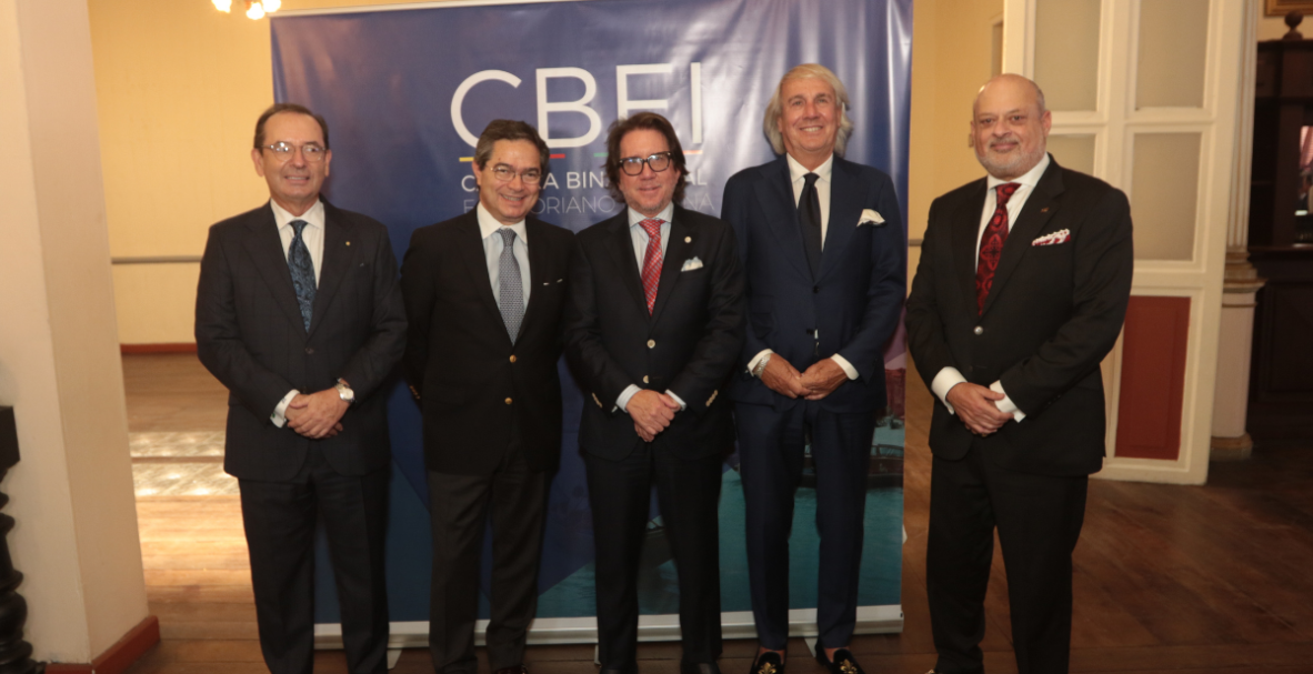 CBEI ofrece almuerzo a presidente de cámaras binacionales de países vecinos