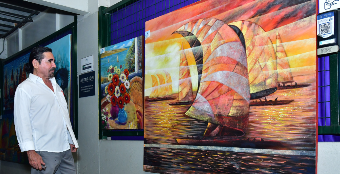 Alegorías Marinas, exposición organizada por el Consulado General de Peru y el Tenis Club