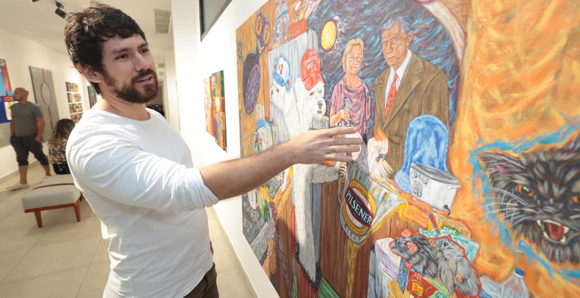 EXPOSICIÓN ONÍRICO & URBANO EN EL GUAYAQUIL COUNTRY CLUB