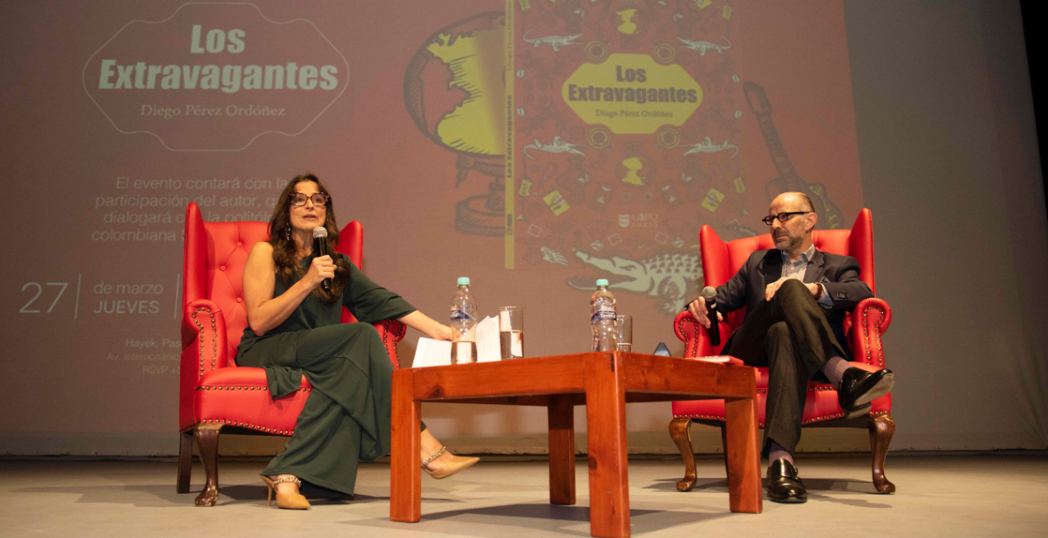 Lanzamiento del libro Los Extravagantes, de Diego Pérez Ordóñez