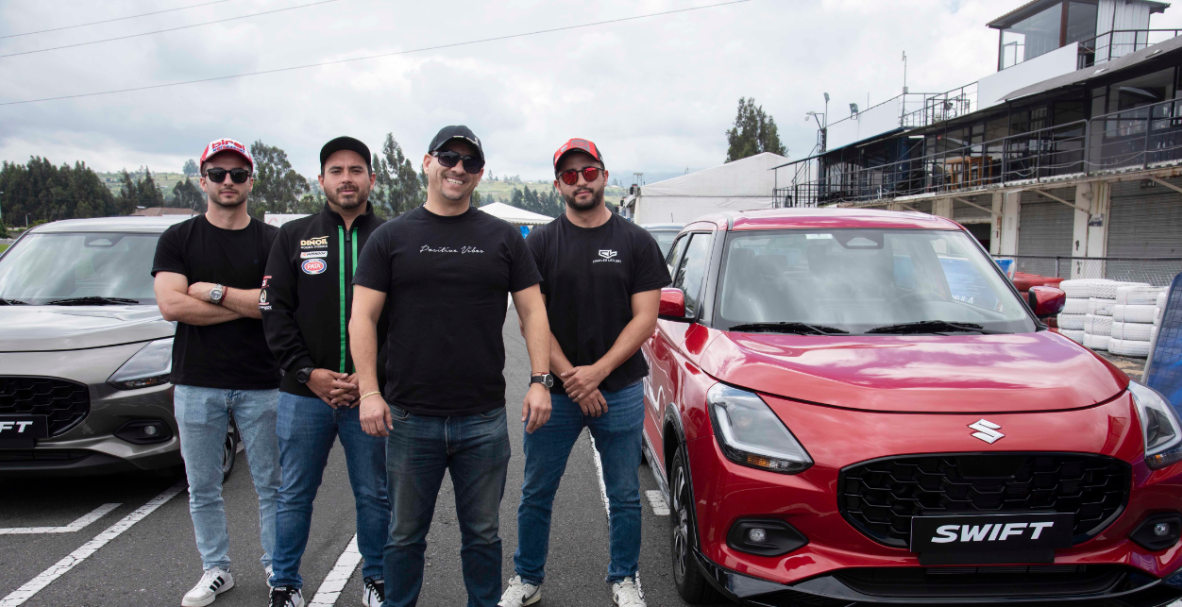 Escudería Suzuki presenta su Swift en el Kartódromo de Cotopaxi