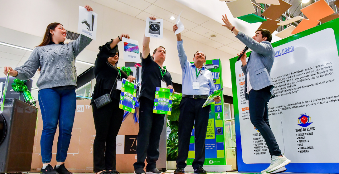 primeros ganadores de FamilióPoli, de Policentro