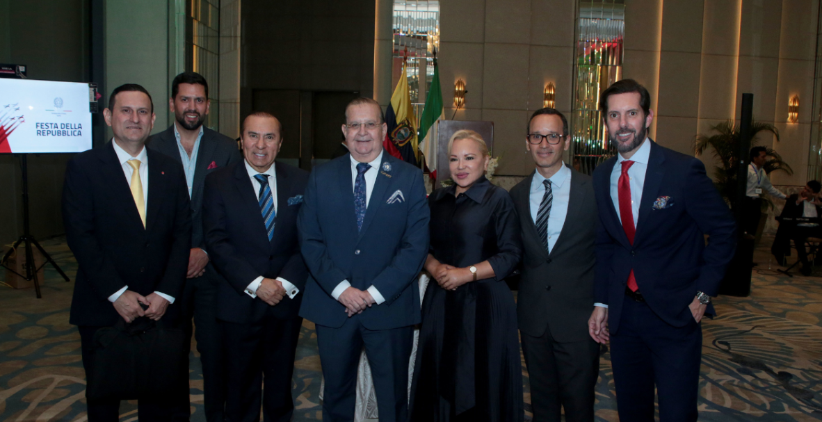 Embajada de Itali en Ecuador celebra 125 años de relaciones diplomáticas entre Italia y Ecuador.