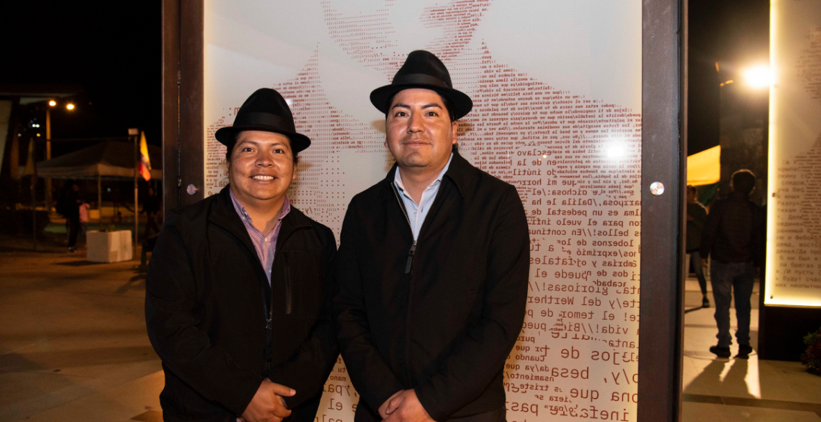 Con un evento solemne, la Embajada de Rusia en Ecuador y la Fundación Cultural Cornejo Luis Enrique develaron el memorial Diálogo de Culturas, en Quito