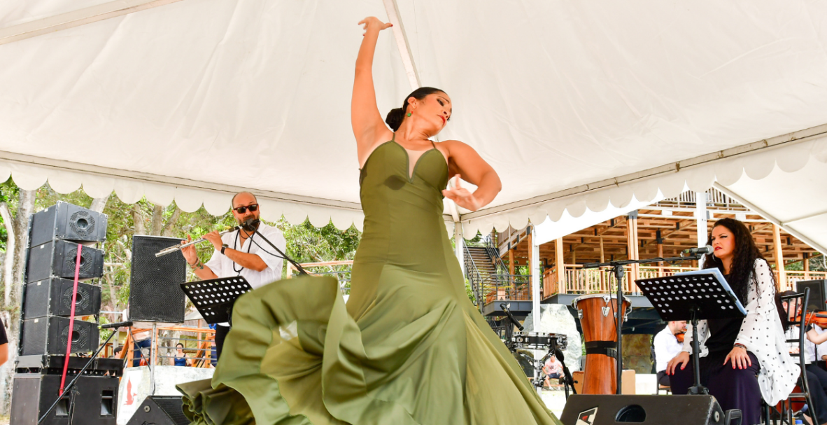 Relatos Flamencos, espectáculo presentado en la Garza Roja