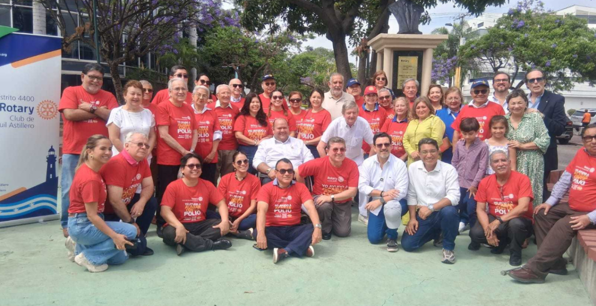 Clubes rotarios conmemoran el Día de la Poliomelitis