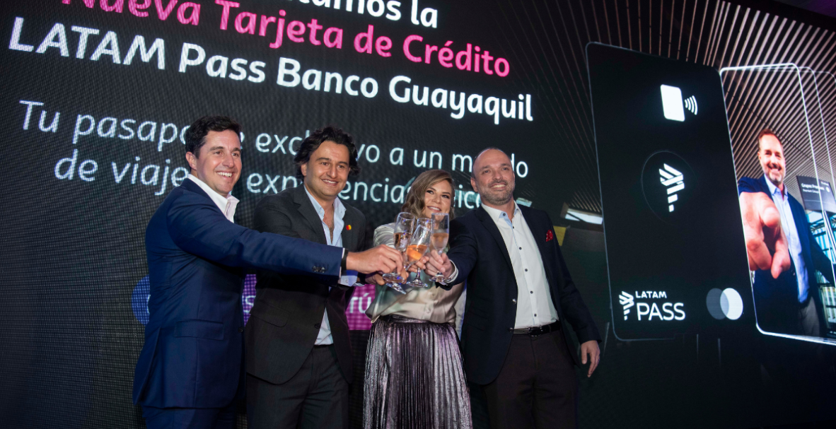 Banco Guayaquil y Latam Airlines Ecuador oficializan la presentación de la nueva Tarjeta de Crédito Latam Pass Banco Guayaquil