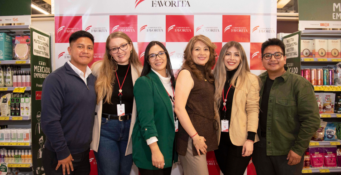 Presentación de Mercado Emprendedor, impulsado por Corporación Favorita, junto a Alianza para el Emprendimiento e Innovación (AEI) y Corporación Mucho Mejor Ecuador