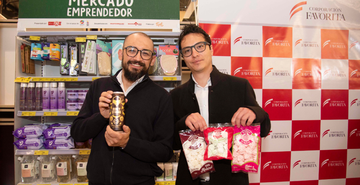 Presentación de Mercado Emprendedor, impulsado por Corporación Favorita, junto a Alianza para el Emprendimiento e Innovación (AEI) y Corporación Mucho Mejor Ecuador