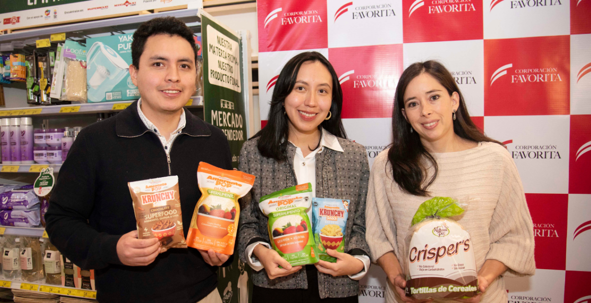 Presentación de Mercado Emprendedor, impulsado por Corporación Favorita, junto a Alianza para el Emprendimiento e Innovación (AEI) y Corporación Mucho Mejor Ecuador