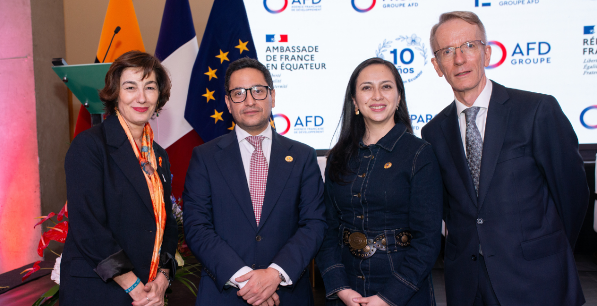El Grupo Agencia Francesa de Desarrollo celebró una década de cooperación con Ecuador