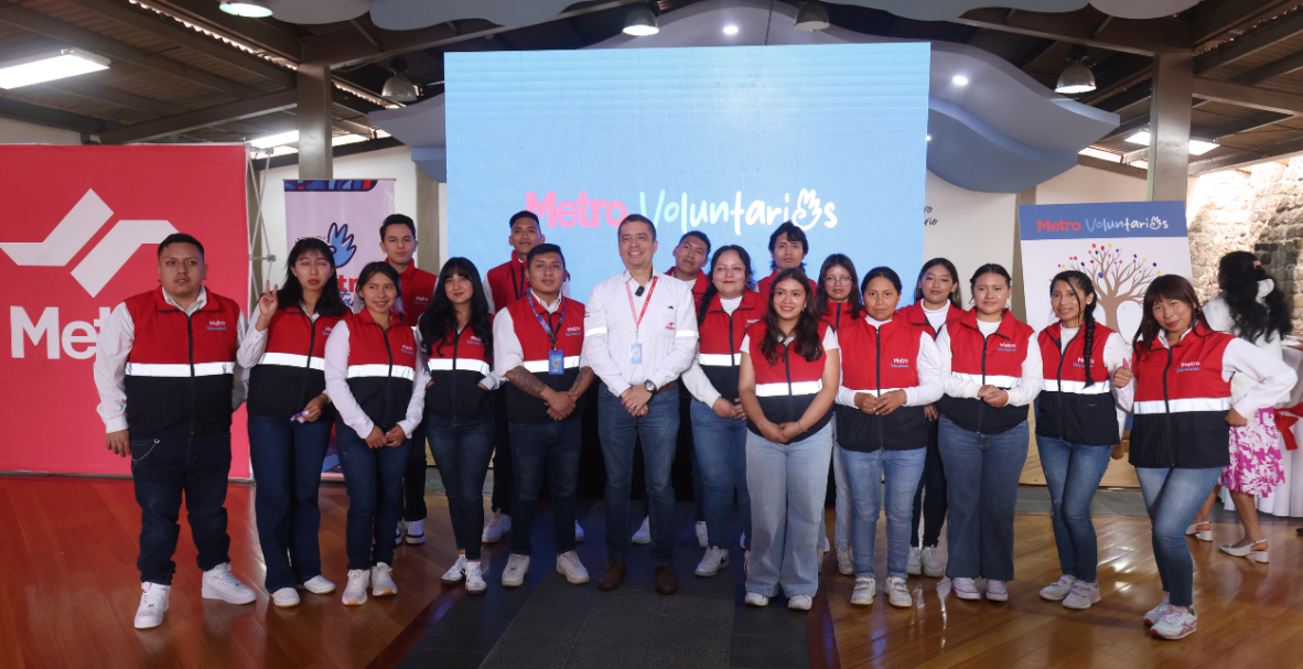Graduación 19 jóvenes del programa Metro Voluntarios