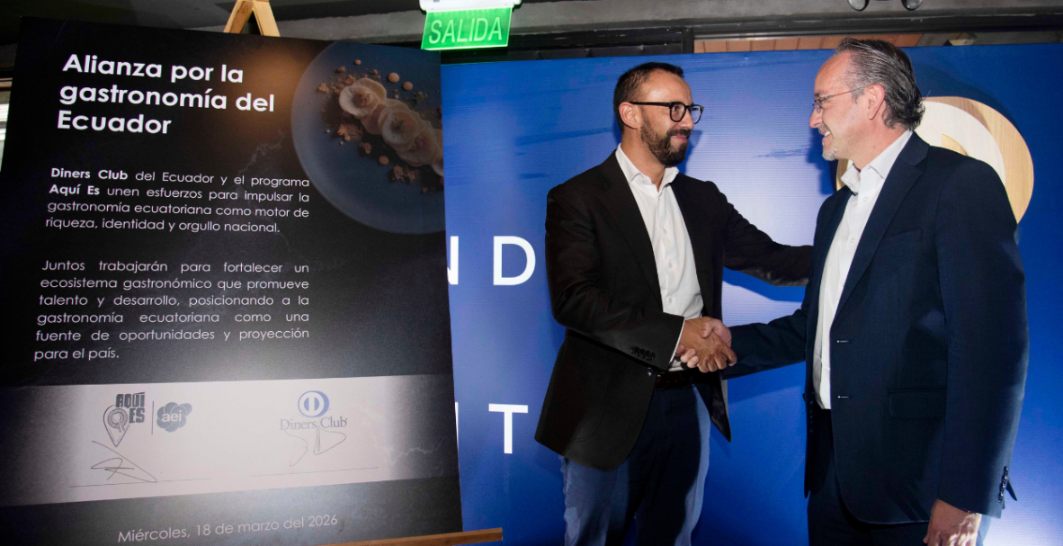 Diners Club del Ecuador se integra a Aquí Es, programa de la AEI (Alianza para el Emprendimiento e Innovación del Ecuador)