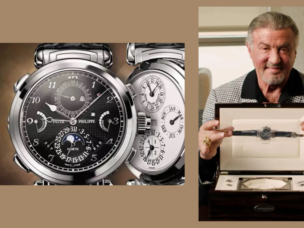 Sylvester Stallone subasta un reloj Patek Phillipe de su coleccion