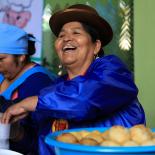 cocinera en La Paz (Bolivia)