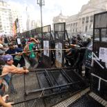 Protesta contra la reforma laboral en Buenos Aires