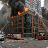 Incendio en Nueva York