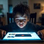 Ilustración ipad kid