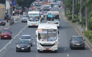 Transporte. Algunos de los buses urbanos que circulan en Guayaquil.