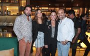 Juan Martín Torres, Verónica de Torres, Nicole Mathis y Antuco Plaza, los anfitriones.