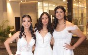 Alison Mosquera, Mariuxi de la Esse y Valeria Aguirre.