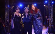 Lorena Cordero, Luka Cordero y Karina Dávila.