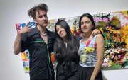 Harrison Deller, Maureen Gubia y María Fernanda Landín.