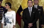 Ceremonia. Desde la fecha en la que fueron posesionados como mandatarios del Ecuador se evidenciaron las diferencias entre Verónica Abad y Daniel Noboa.