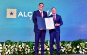 El alcalde Juan José Yúnez junto al viceprefecto del Guayas, Carlos Serrano.