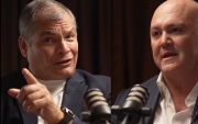 El expresidente prófugo, Rafael Correa, y Diego Borja, excandidato vicepresidencial de la correísta Luisa González, han mantenido un discurso para atacar a Daniel Noboa.