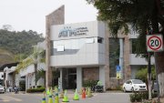 Fachada del edificio de la ATM, en Guayaquil.